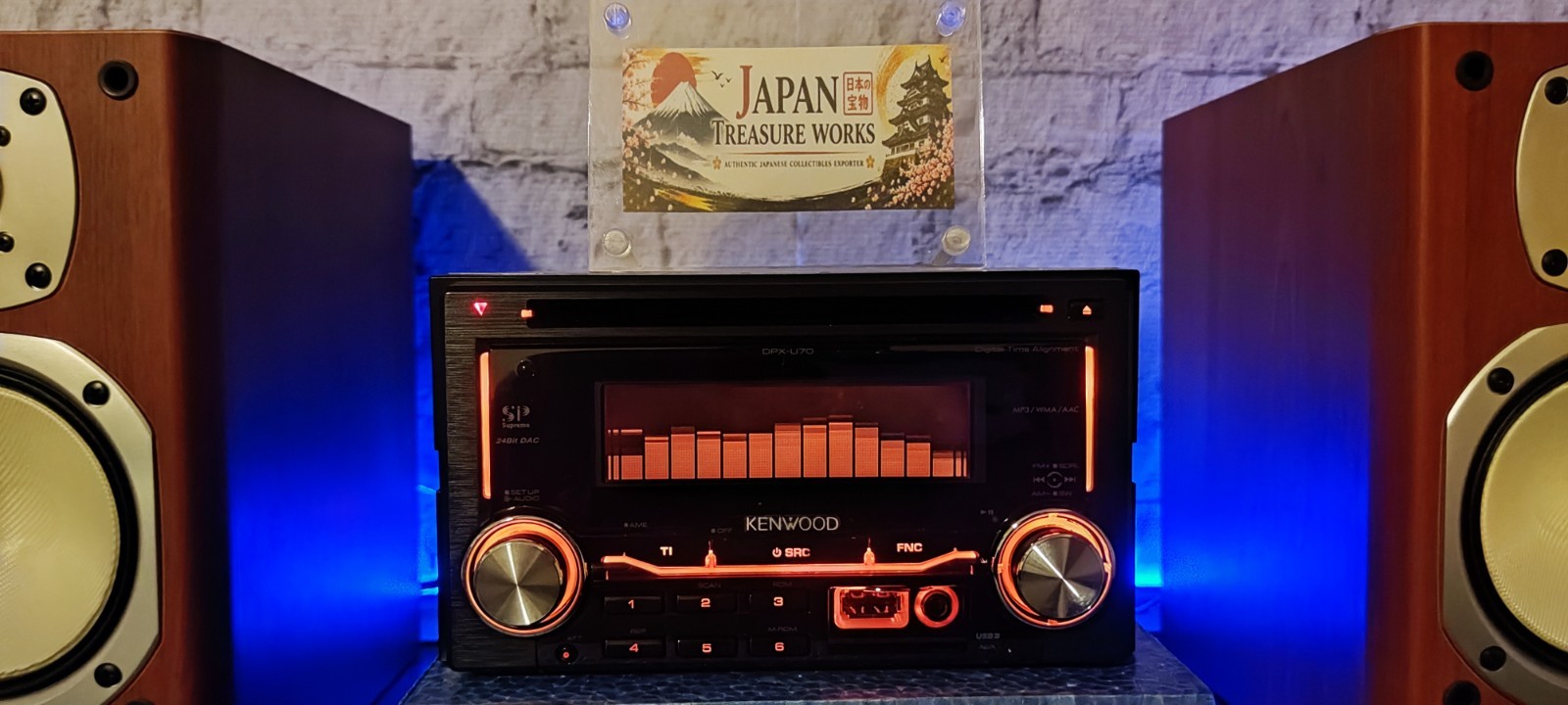 Kenwood DPX-U70 2DIN CD USB AUX MP3 AAC WMA JDM Car Stereo Tested