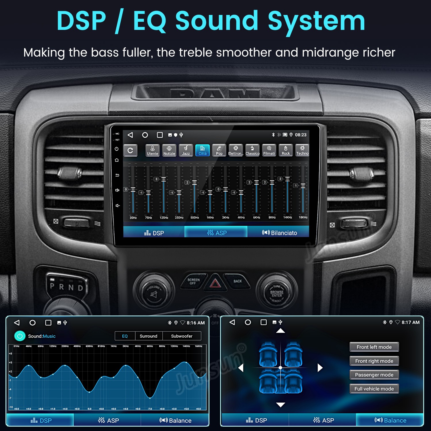 9″Carplay 4+64G Android15 Car Stereo Radio GPS Navi For Dodge Ram 1500 2500 3500