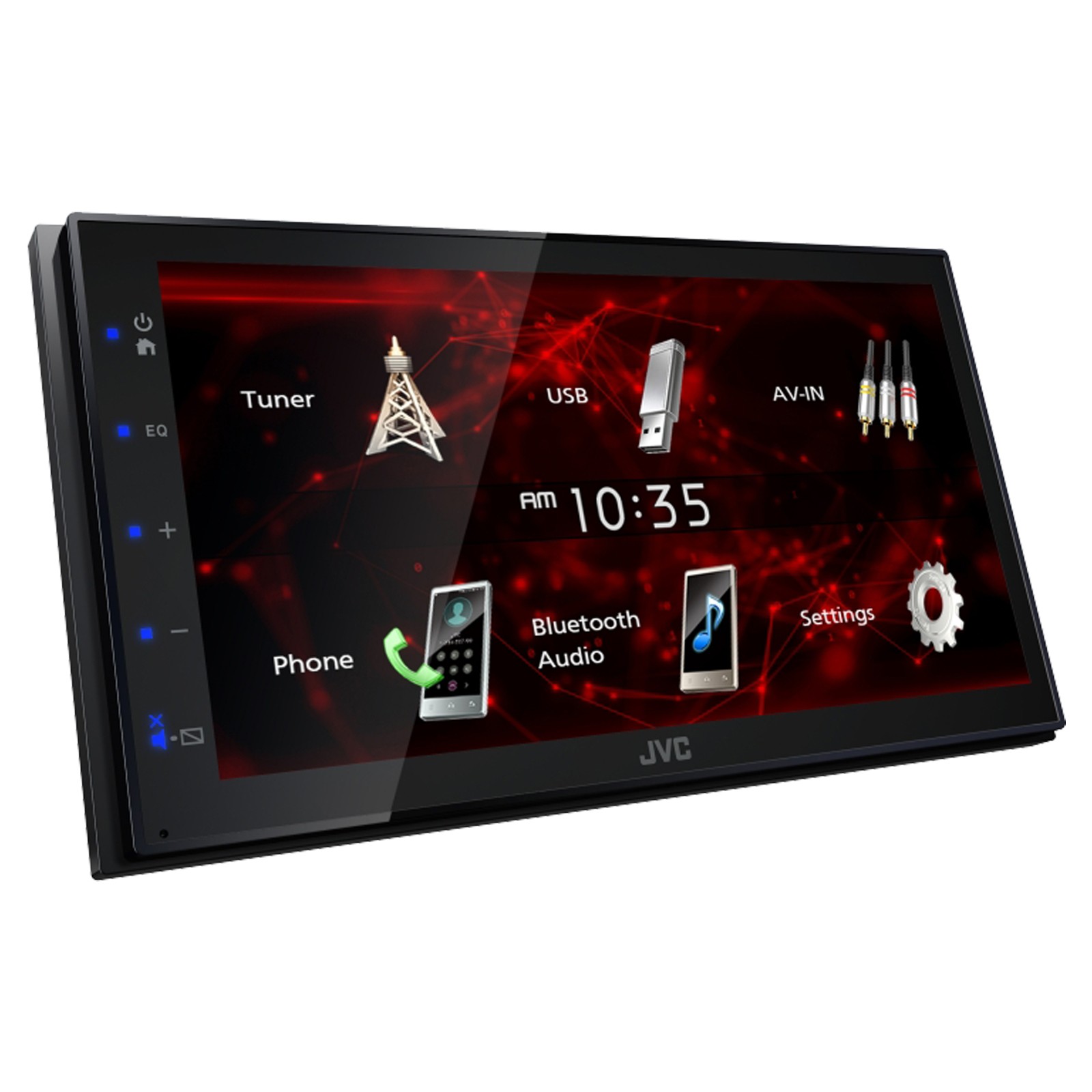 JVC KWM180BT Double DIN 6.8″ Screen Bluetooth USB Multimedia Stereo Receiver