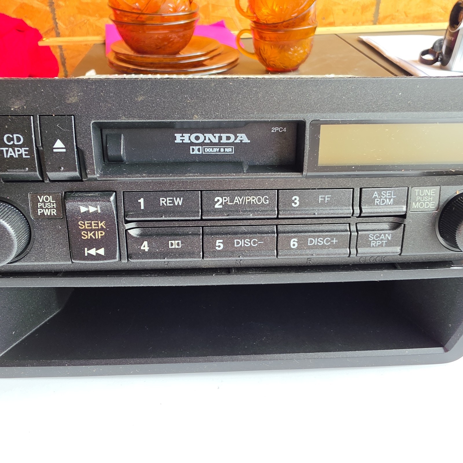 01 02 03 04 05 Honda Civic Radio Cassette Tape Am Fm 39100-S5A-A110-M1 W Cubby