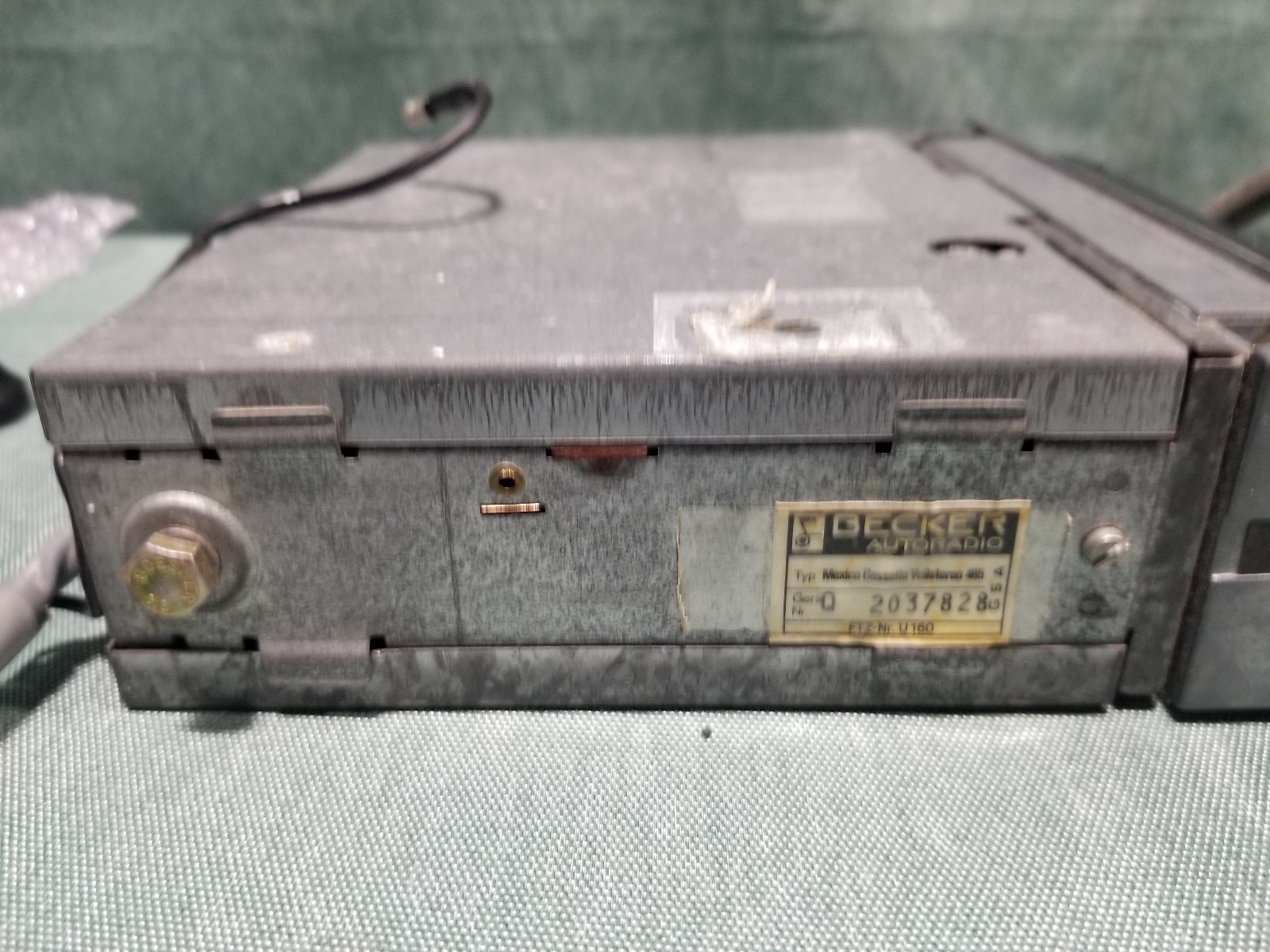 Becker Mexico AM FM Cassette Radio 485 Autoradio Vollstereo Amp Q 2037828 U 160