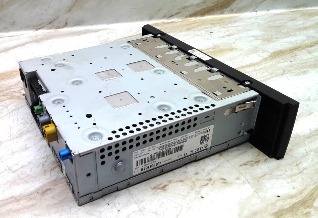 4L0035664BX 10 11 Audi Q7 Front Dash Audio Multimedia Receiver Control Unit OEM