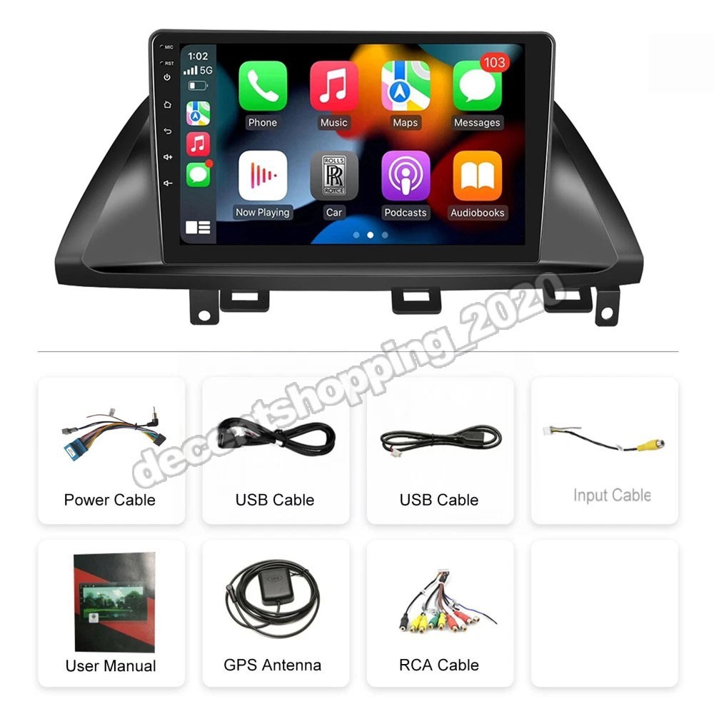 For Honda Odyssey 2005-2010 Android 15 Car Stereo Radio GPS NAVI WIFI BT Carplay