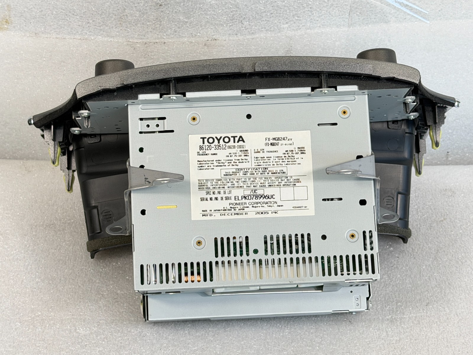 2002-2006 Lexus ES300,ES330 Radio CD Cassette Player AM FM OEM