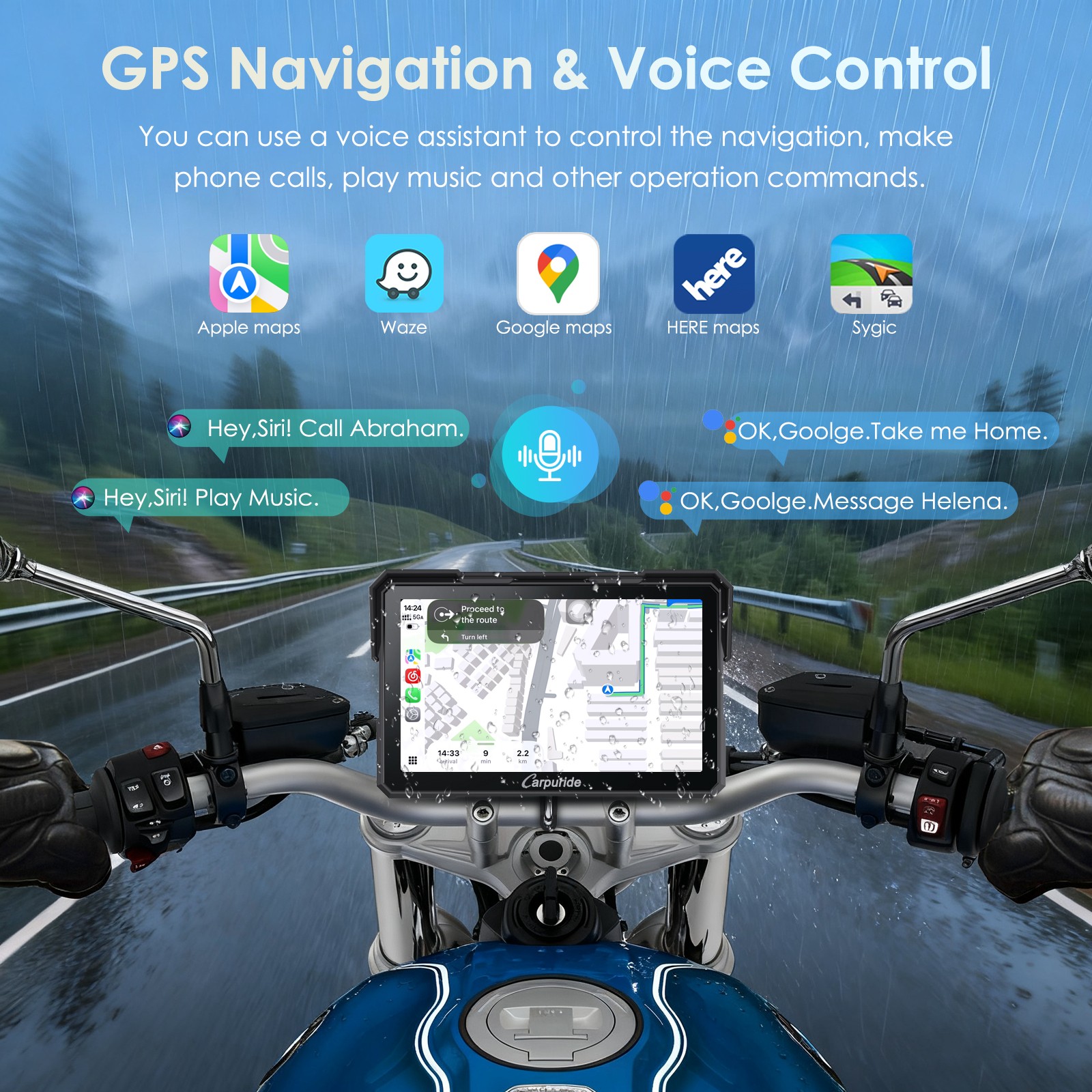 Carpuride W702 Plus Wireless Moto Stereo Install Apps Built in GPS Dual Cameras