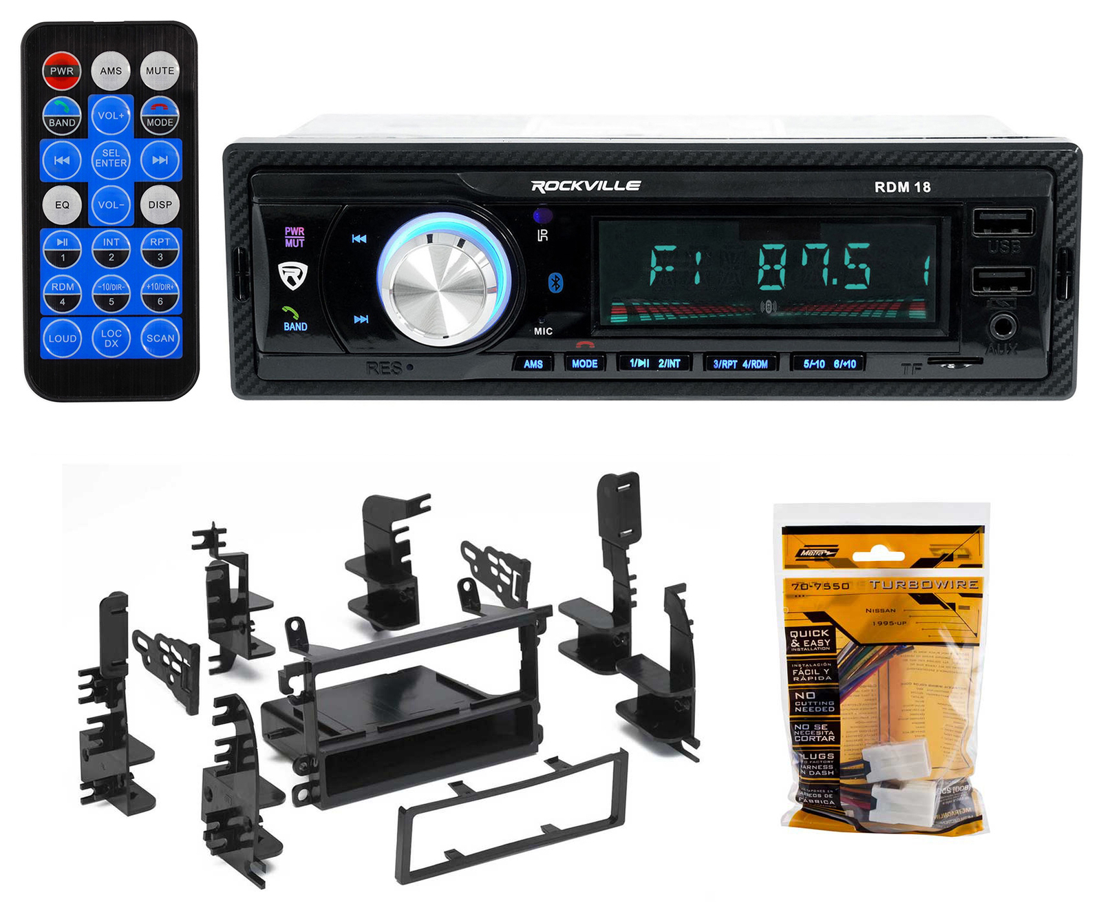 Digital Media Bluetooth AM/FM/MP3/USB/SD Receiver For 1998-2004 Nissan Frontier