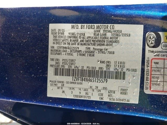 Audio Equipment Radio Receiver AM-FM-6 CD-MP3 Player Fits 06 MUSTANG 1188931