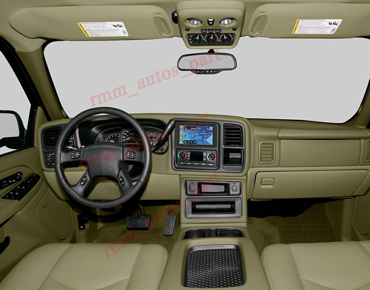 For GMC Yukon XL 1500 2500 2003-2005 Wifi CarPlay Car Radio GPS Stereo Android