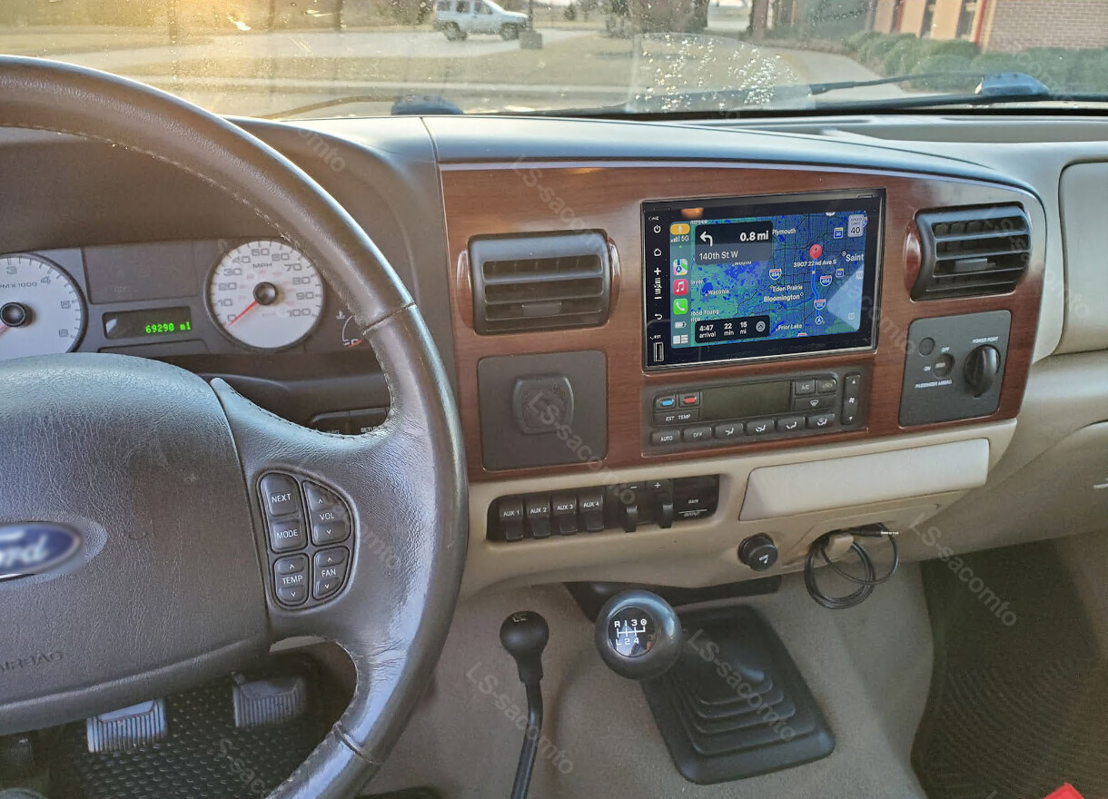 For 2005-2007 Ford F-250 F-350 F-450 F-550 7″ Android 13 Carplay Stereo Radio