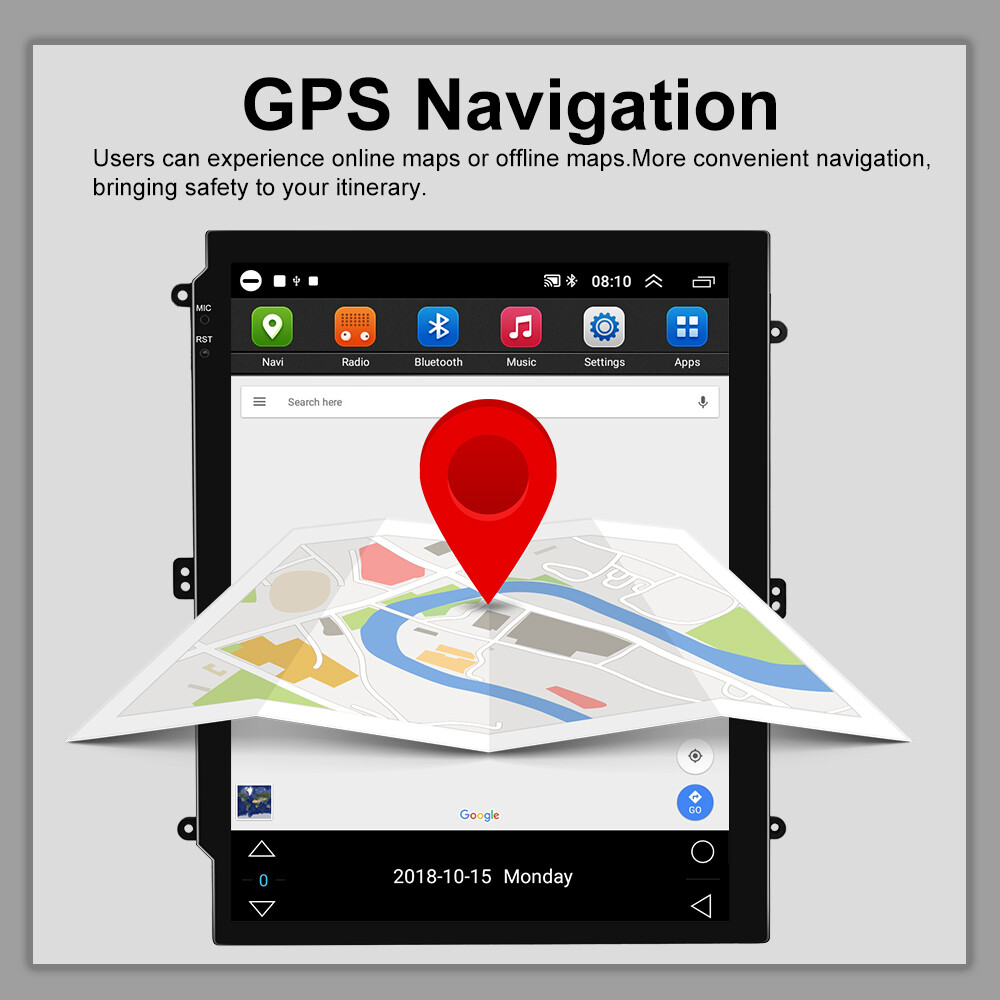Android 13 For 2012-2018 Ford Focus GPS Navi Car Stereo Radio 9.7″ Touch Screen