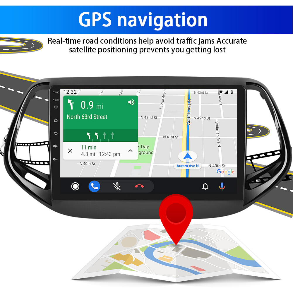 10″ For Jeep Compass 2017-2019 Android 15 Car Stereo Radio CarPlay GPS Navi 32G
