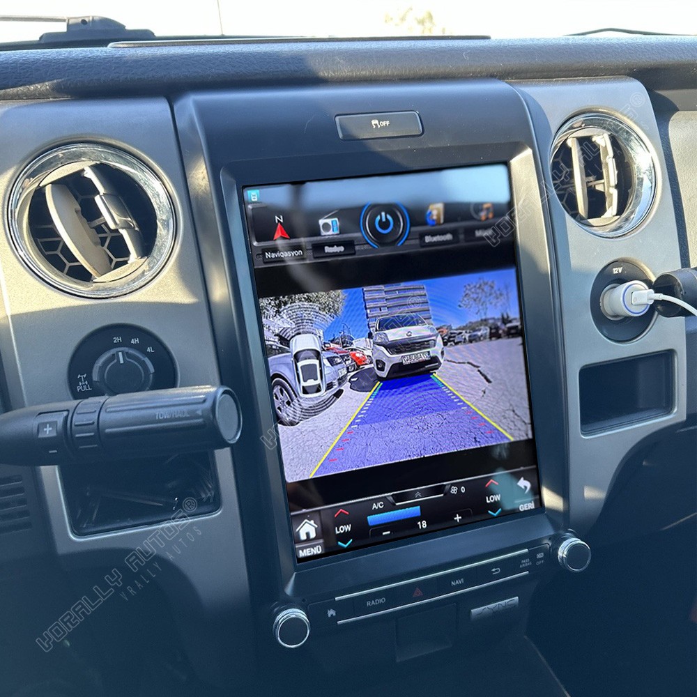 4+64G Car Radio Stereo Apple CarPlay Android 15 GPS Nav For 2013-2014 Ford F150