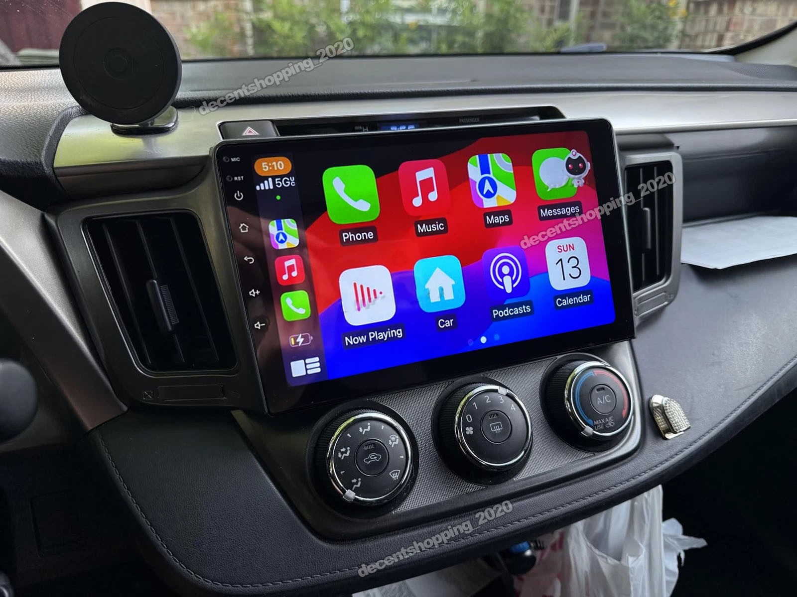 For Toyota RAV4 2013-2018 Android 15 Apple CarPlay Car Stereo Radio GPS BT 10.1″