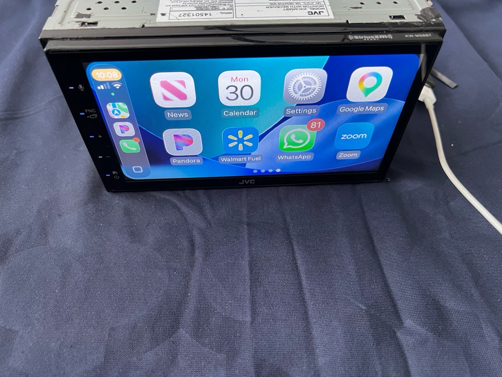 ⭐️Pre-Owned,TESTED⭐️ JVC APPLE CARPLAY| BT| USB| AM/FM-(KW-M56BT)