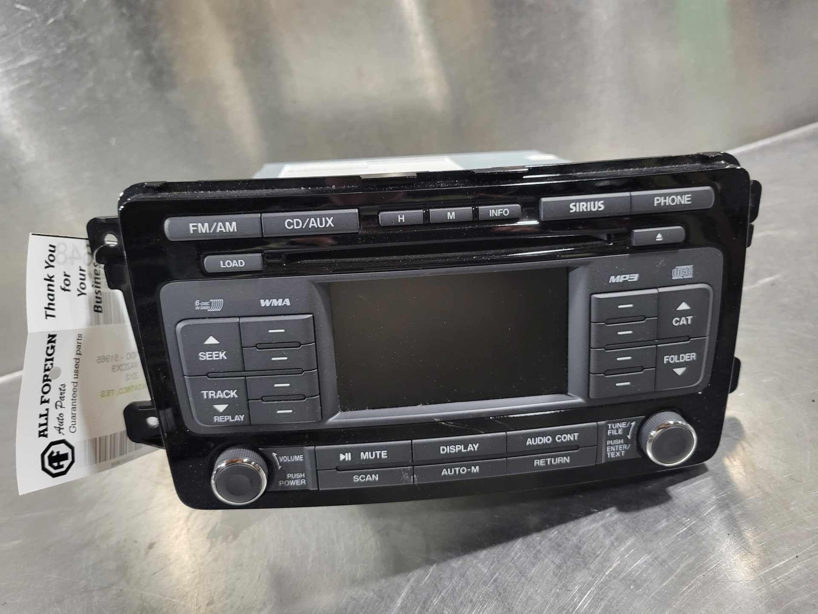 Audio & Visual Equip.(radio) MAZDA CX9 11 12