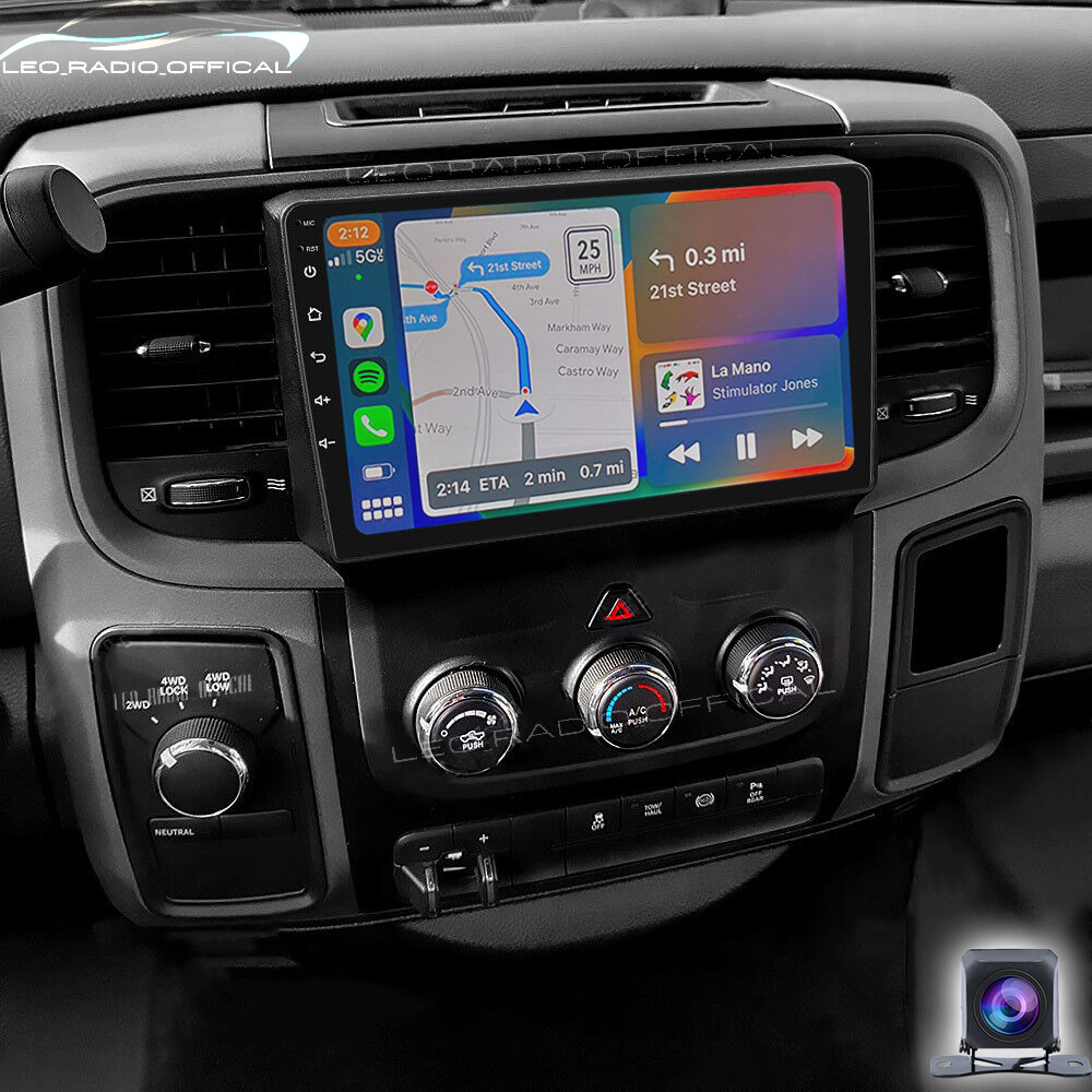 Car Radio Apple Carplay For 2013-2018 Dodge Ram 1500 2500 3500 Stereo 2016 2017