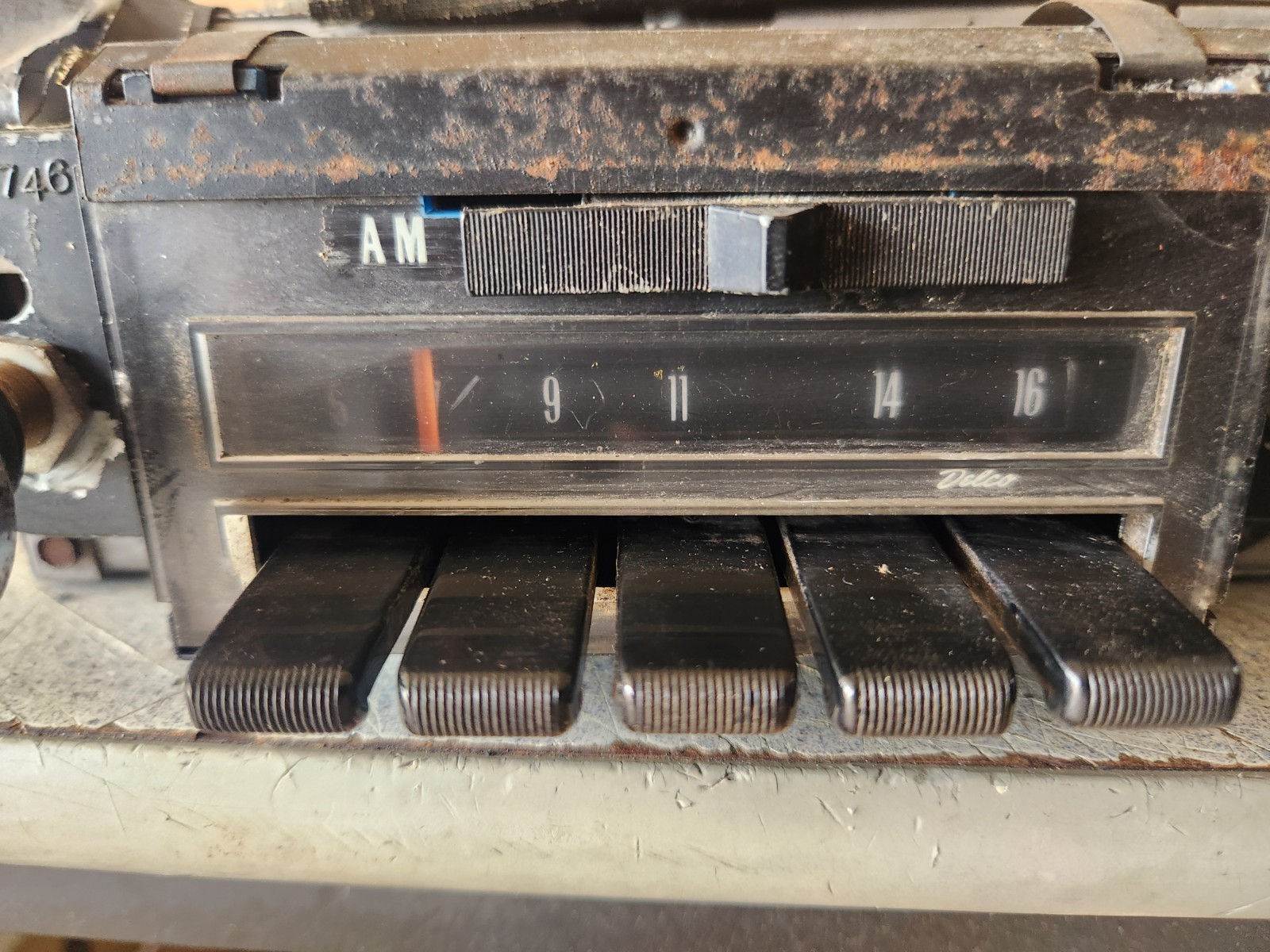 OEM DELCO 7933251 ? AM/FM RADIO 1971 1972 CHEVELLE SS CAMARO Z28 NOVA (WORKING)