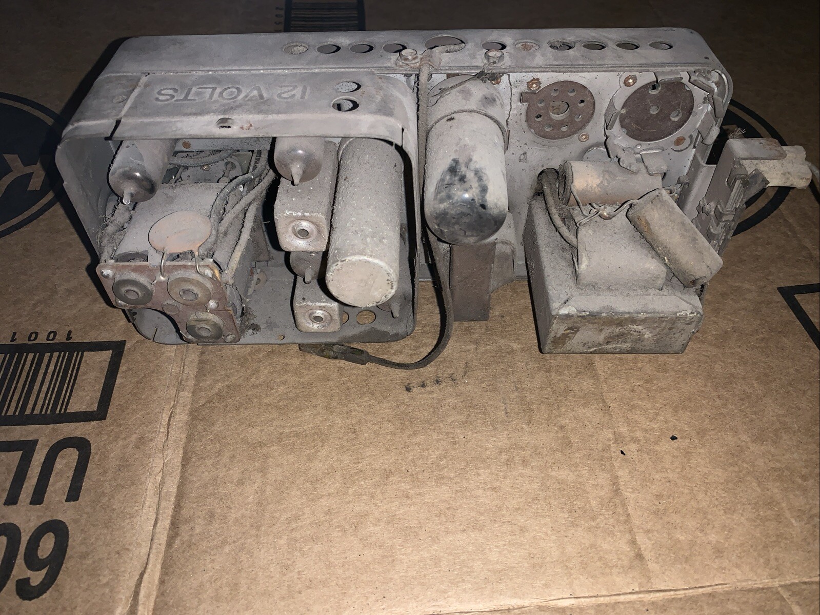 Chevrolet 1955-1956 AM Radio W/ Nice Face Chrome and Knobs in Unknown Condition