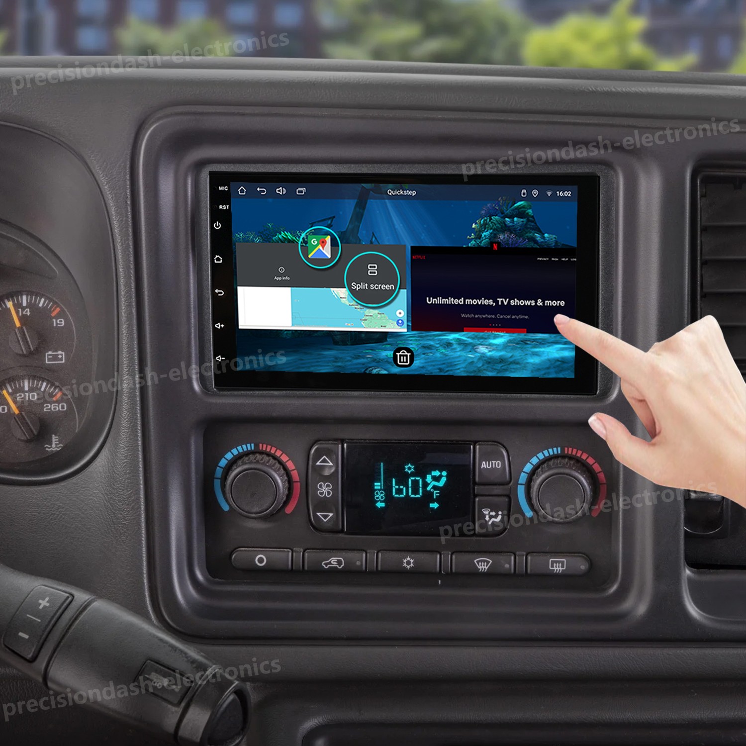 Plug & Play For 2003-2005 GMC Yukon XL 1500 2500 Android 13 CarPlay Radio GPS 7“
