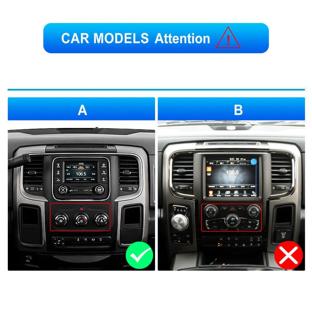 Carplay For 2016-2024 Ram Tradesman Warlock Android 13 Car Stereo Radio Navi GPS