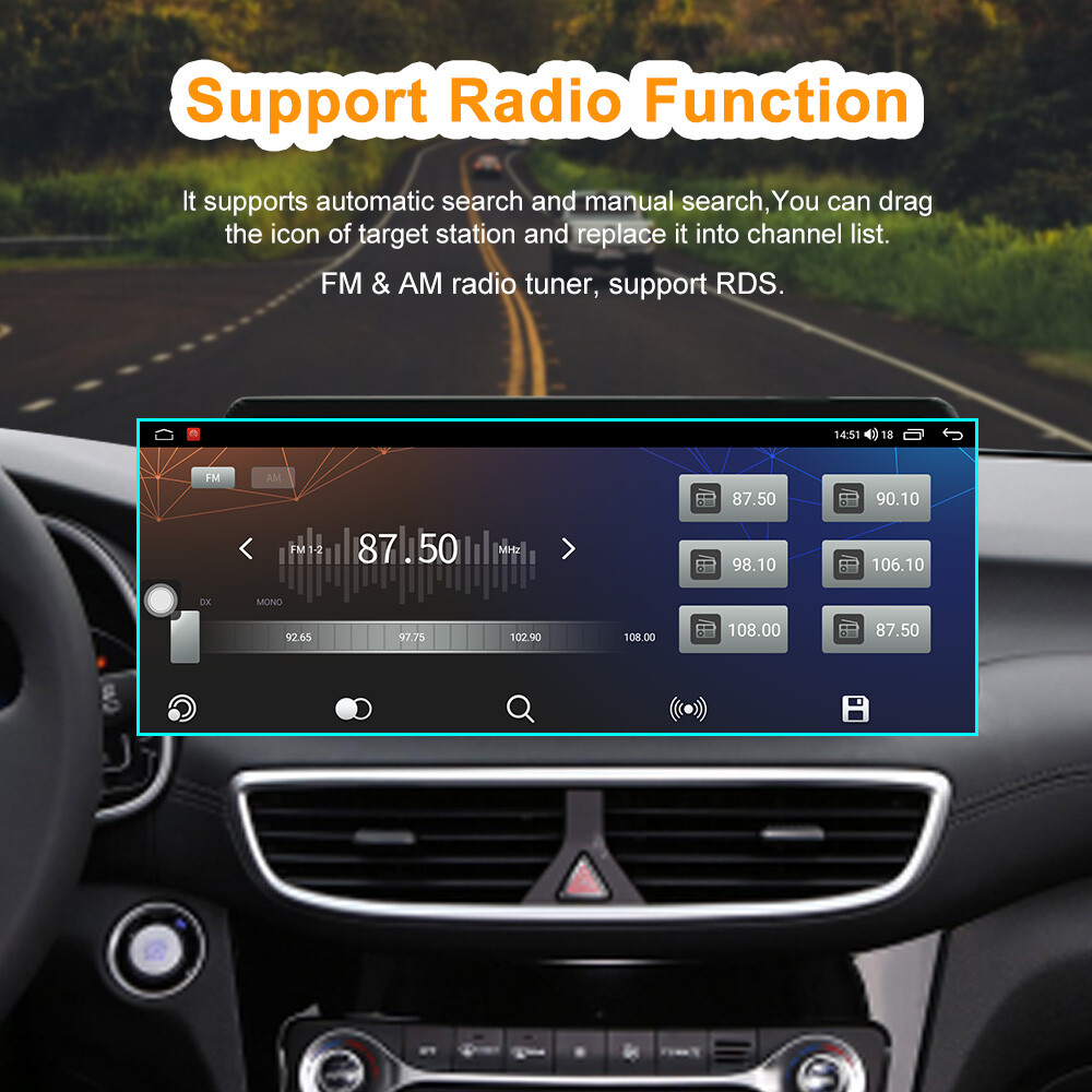 12.3″Car Radio for Mitsubishi Eclipse Cross 2018-2021 GPS Navi RDS FM SWC WiFi