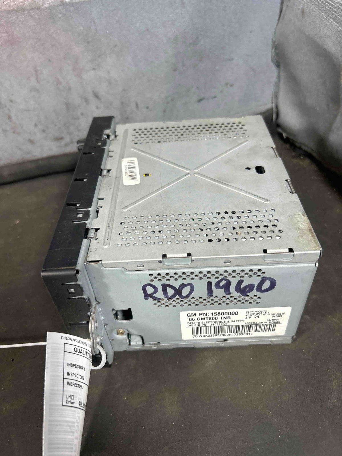 Fits 2004-09 GMC Envoy Radio vin:1GKET63M682173654 oem:15800000