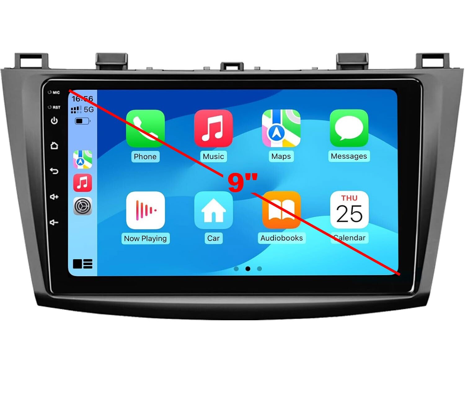 9″ Auto Stereo Video GPS Radio for Mazda 3 2010-2013 WiFi BT Android13.0 4+64G