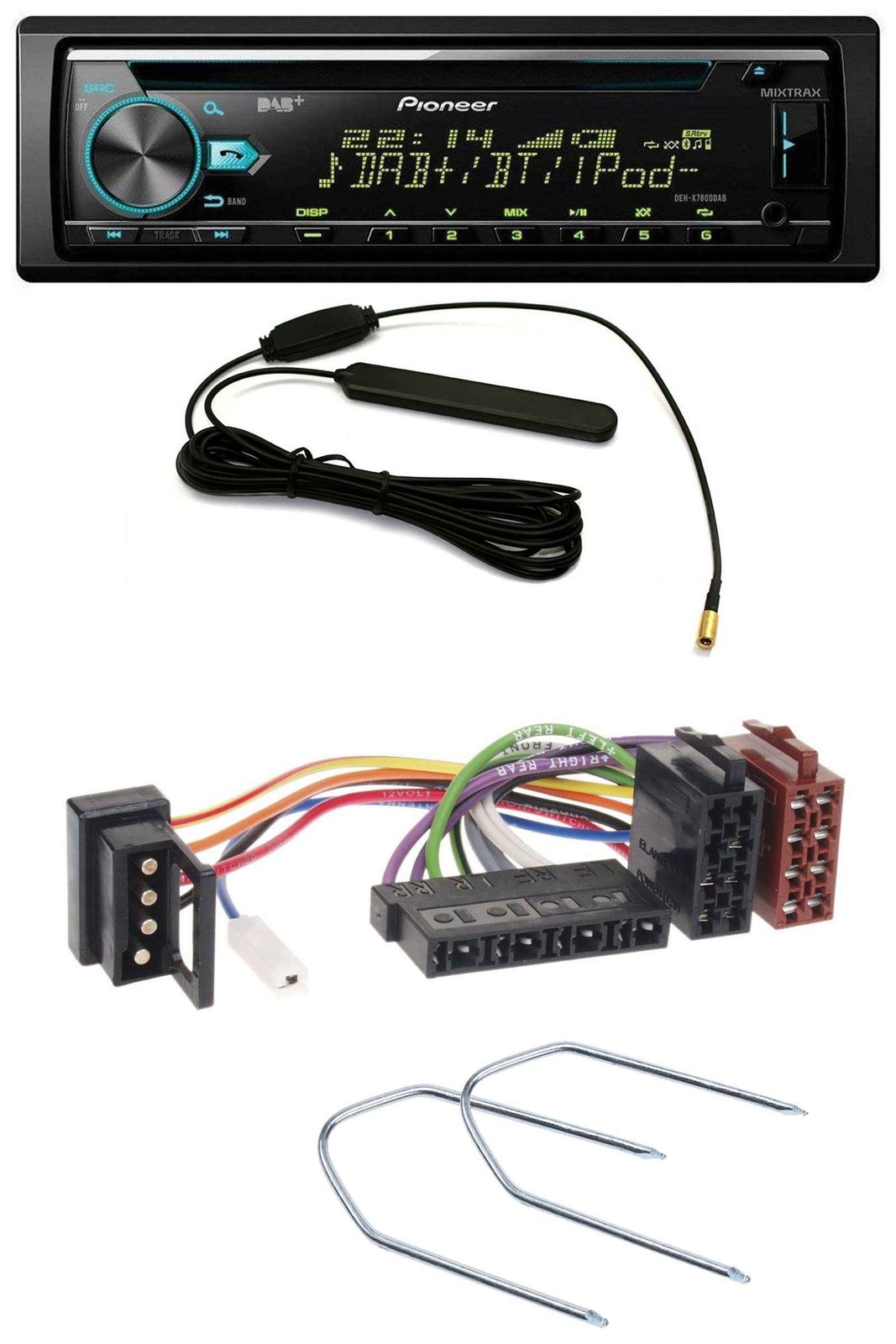 Pioneer CD MP3 AUX DAB USB Car Stereo for Mercedes E-Class W124 S-Class W126