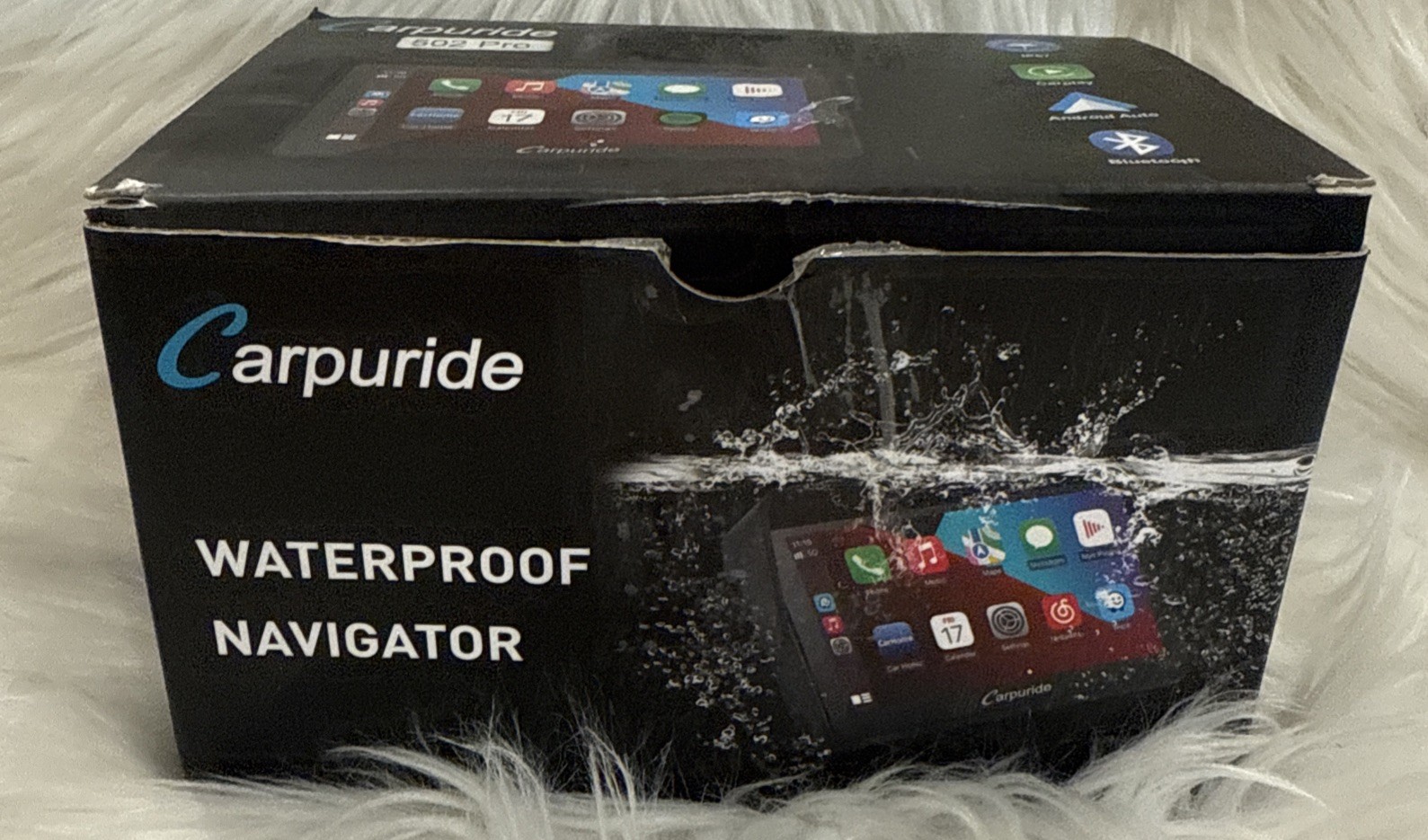 Carpuride W502Pro Motor Stereo Carplay Android Auto Intercom Compass Waterproof