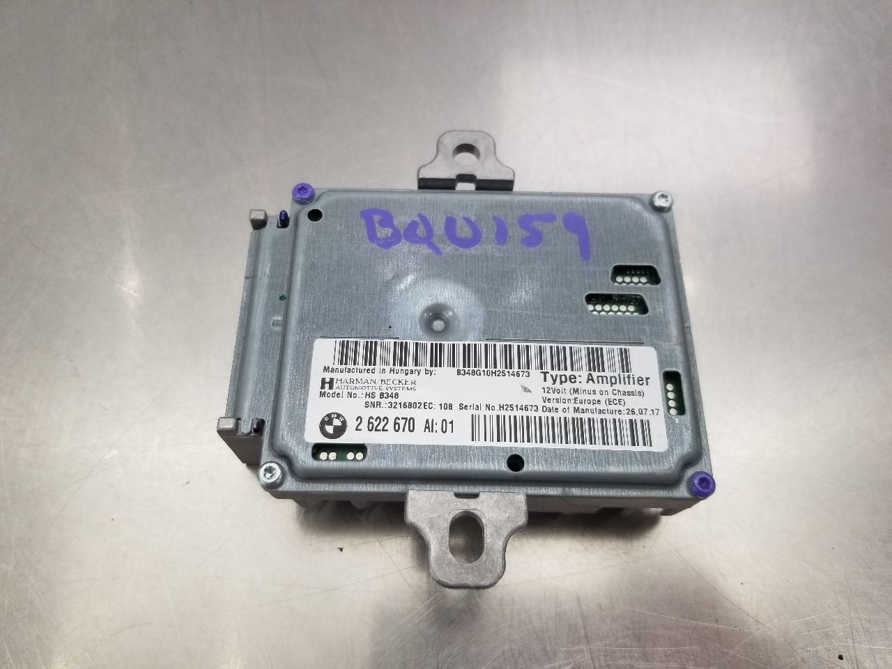 18 BMW M760I RADIO ACTIVE SOUND AMP 2622670