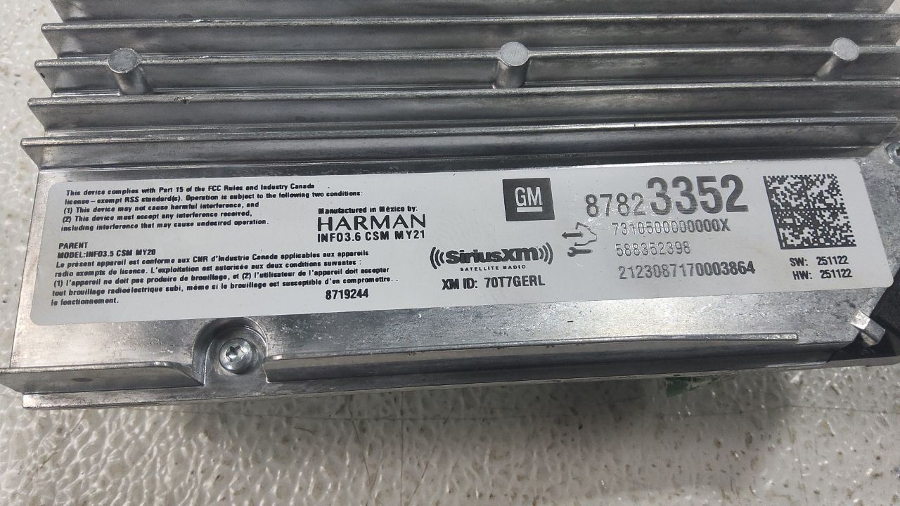 2023 Chevy Bolt RECEIVER,87823352