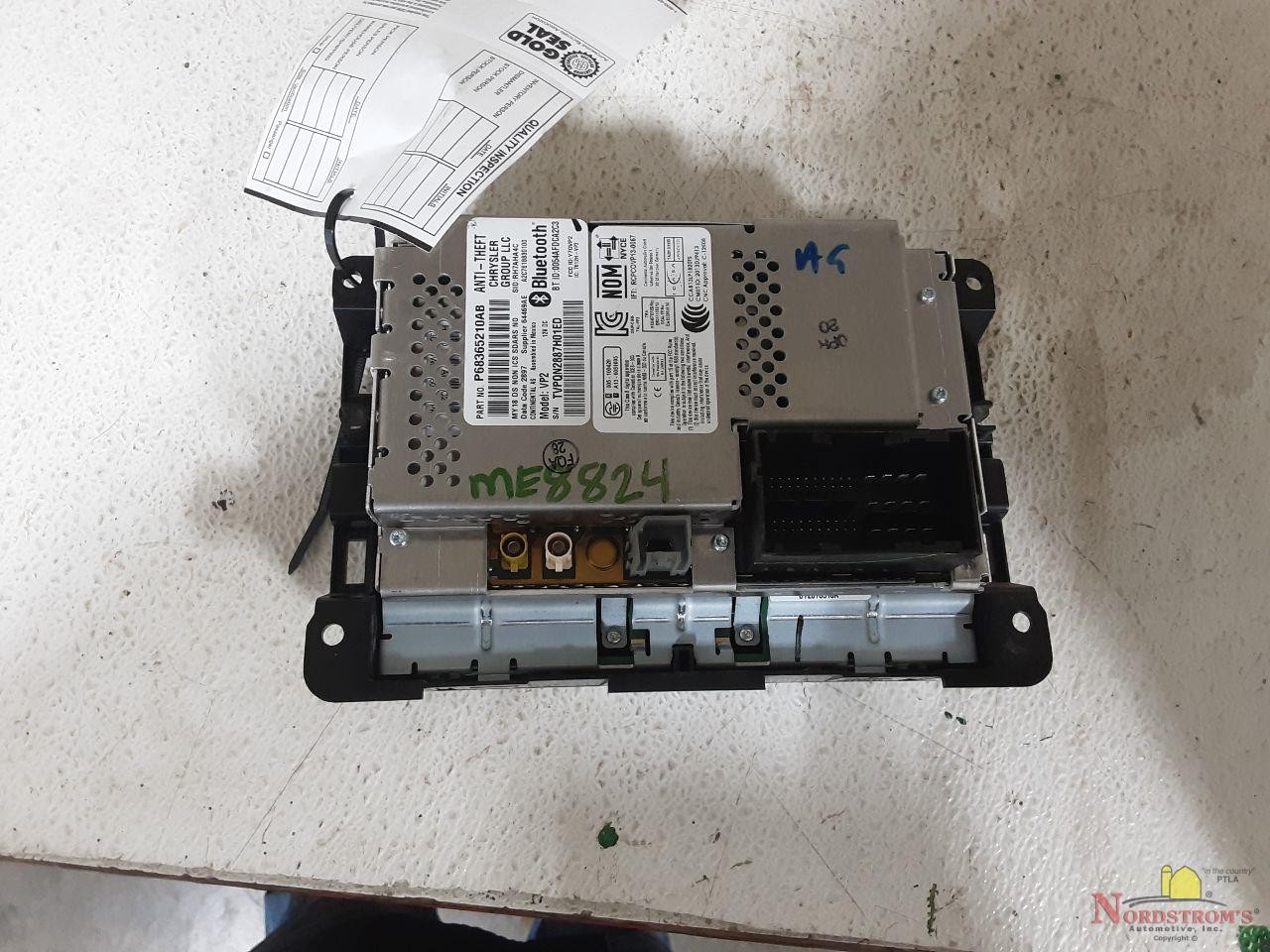 2018 Dodge 2500 Pickup 5 INCH DISPLAY/RECEIVER,68365210AB