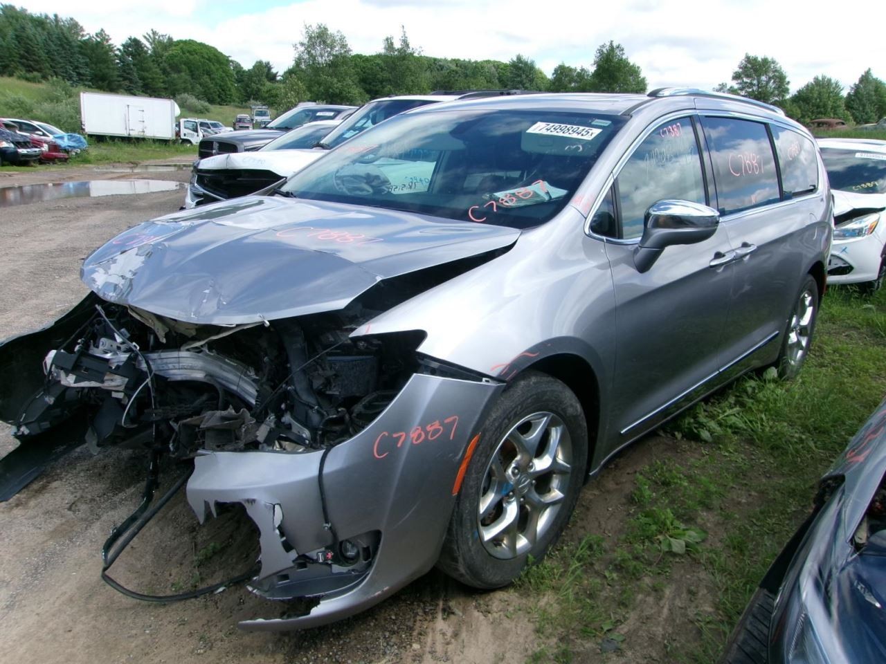 Info-GPS-TV Screen Display Front Dash ID 68316174 Fits 18-20 PACIFICA 2281553