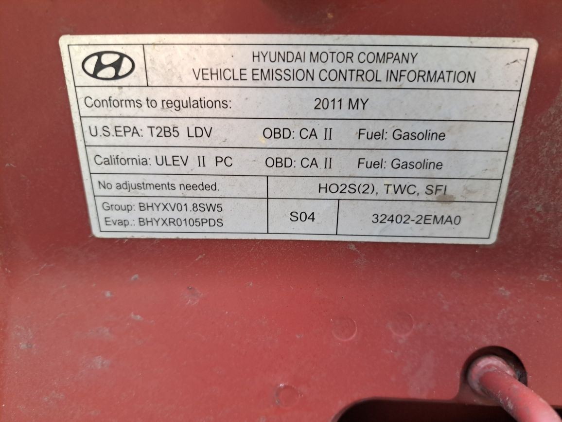 2011 Elantra Stereo Radio Display & Receiver,961703x160blh Sku#4429747