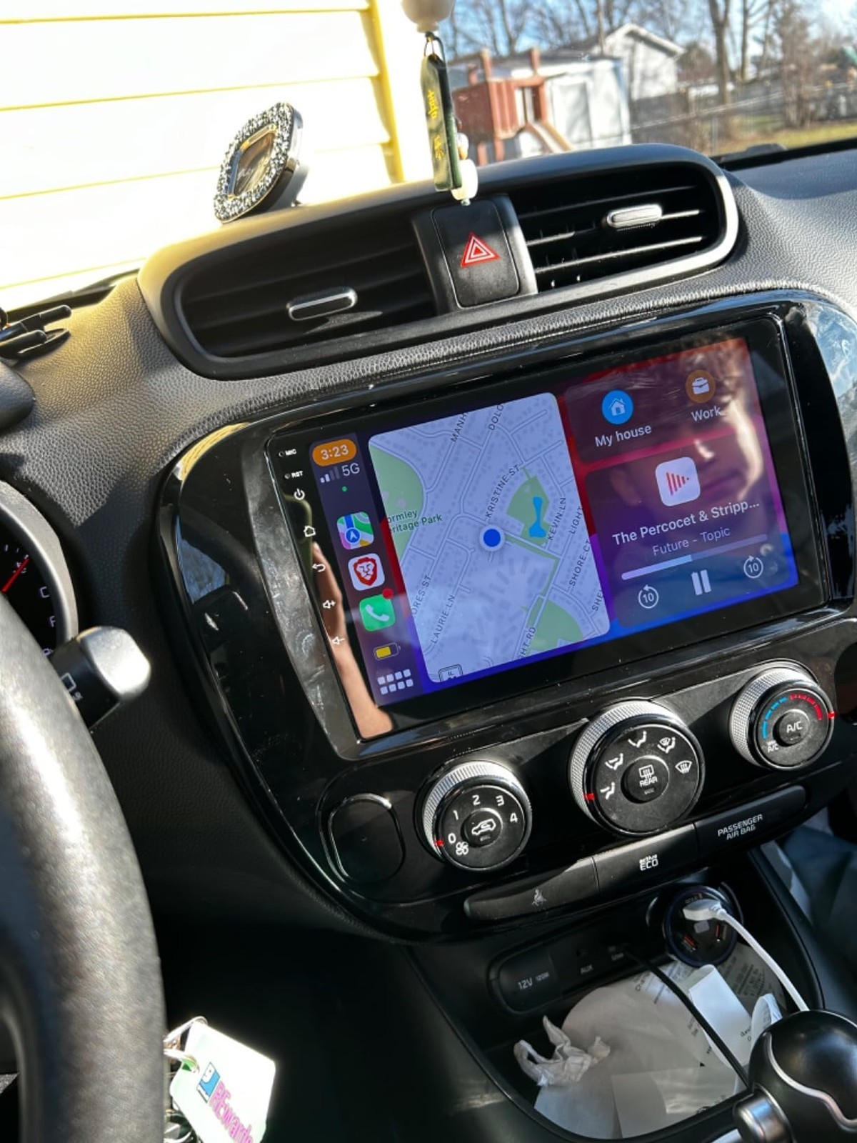 For 2014-2019 Kia Soul CarPlay Android 13 Car Radio Stereo GPS Head Unit
