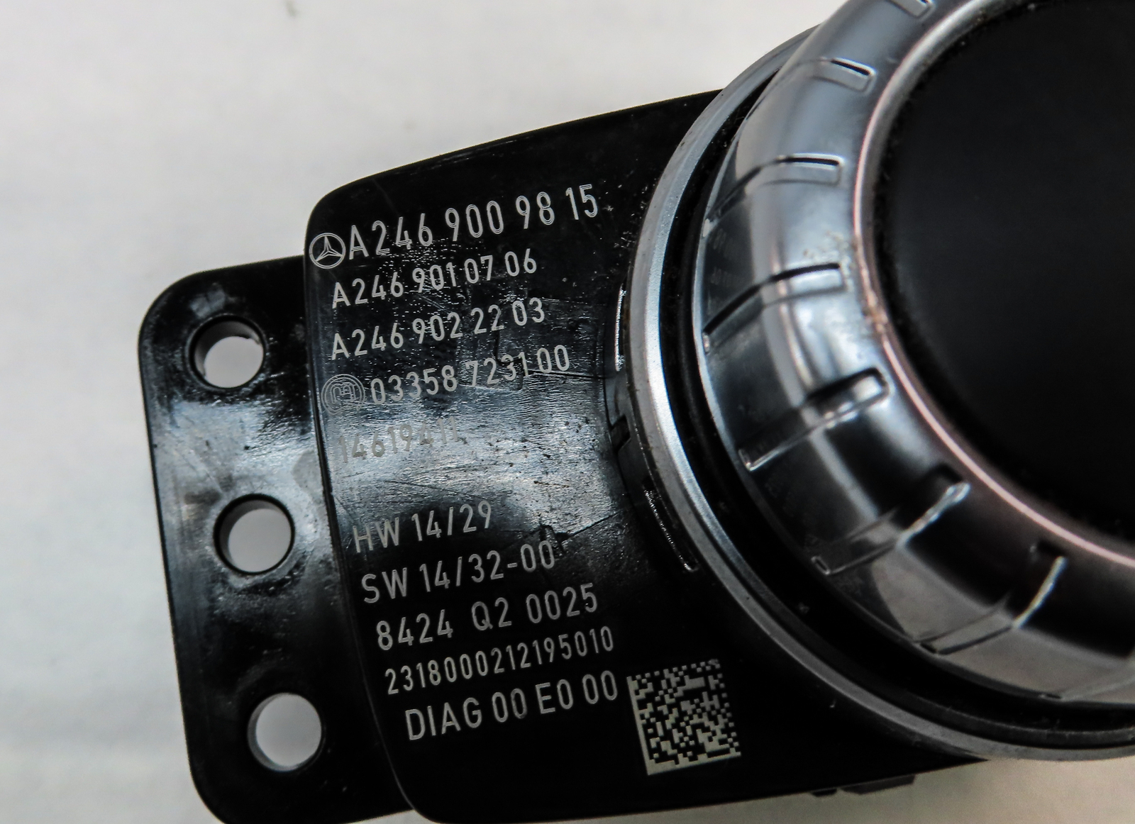 15-20 MERCEDES B250 CLA250 CLA45 GLA250 GLA45 (C117 W246 X156) GPS COMMAND KNOB