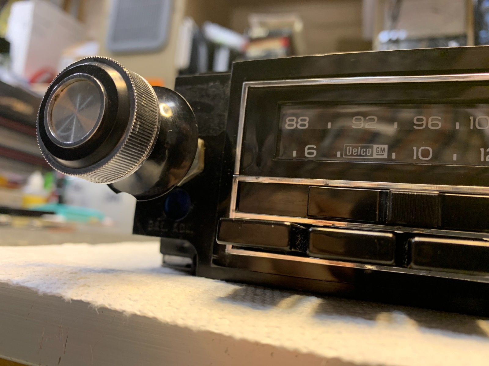 1977 GM Delco Chevy Corvette AM FM Stereo Radio with Knobs 77 RARE One Year