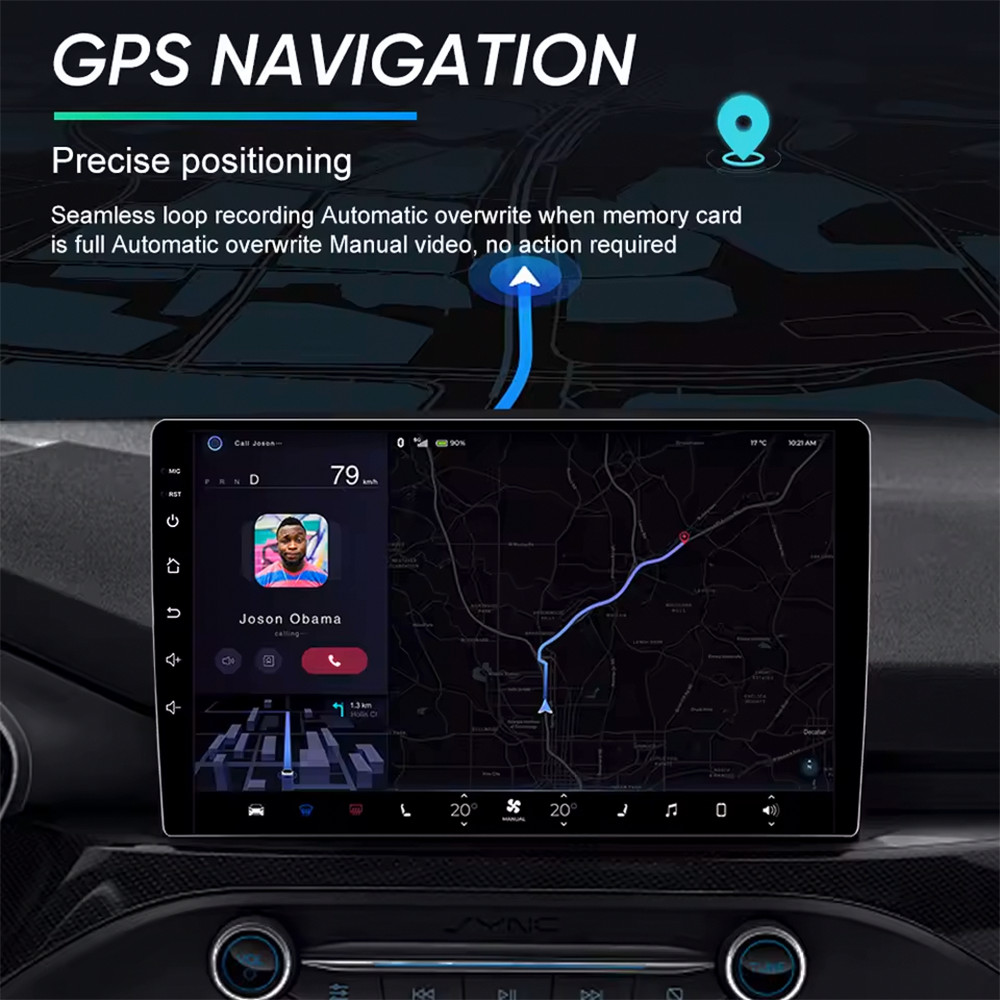 For Dodge Dakota 2005-2011 Car Radio Player GPS 2+32G WIFI Android14 Navigation