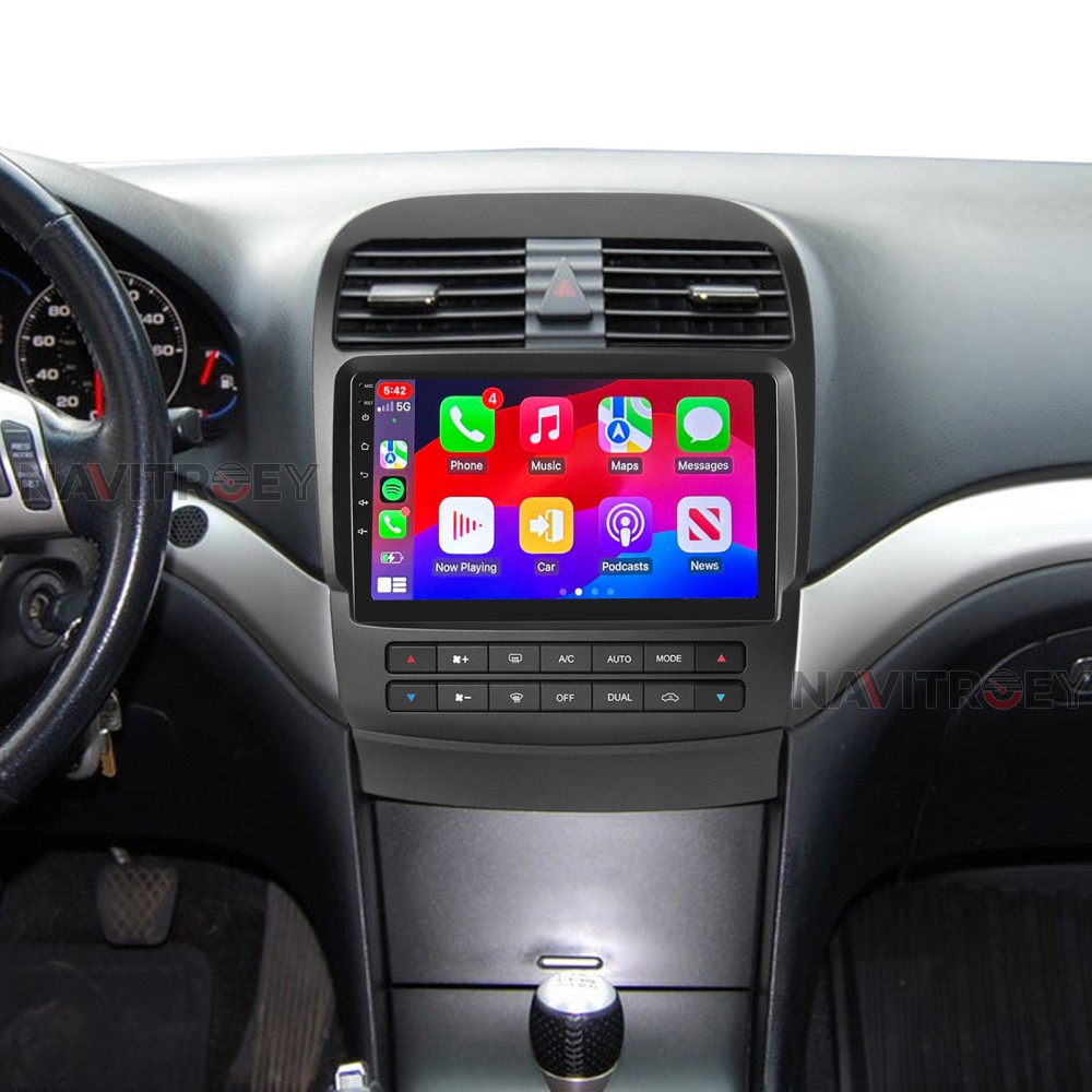 For Acura TSX 2004-2008 Car Stereo Radio Apple Carplay Android 15 GPS Navi WIFI