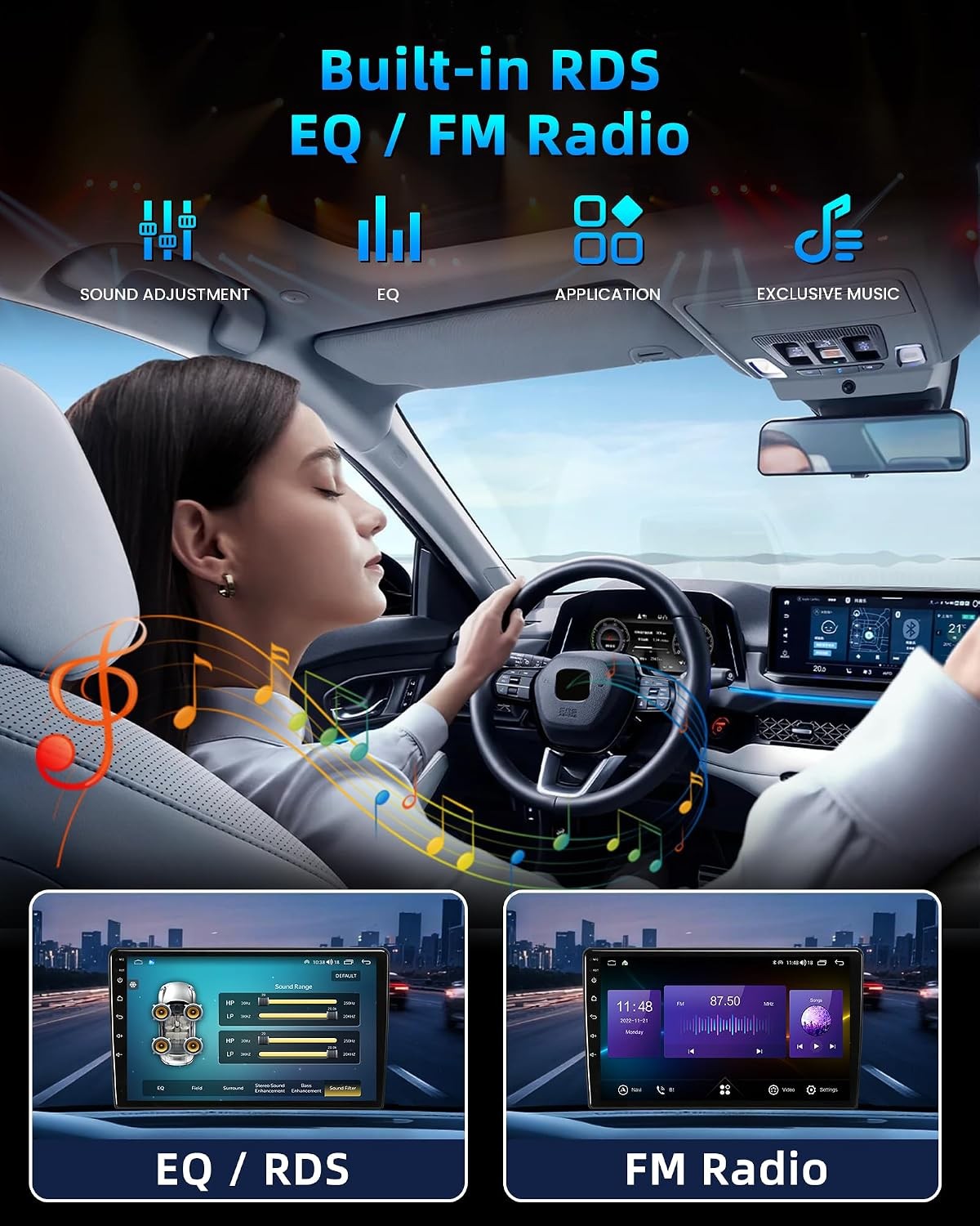 7″ HD Car Radio Stereo Carplay Andriod Auto GPS 8Core 64G for Ford F150 004-2008