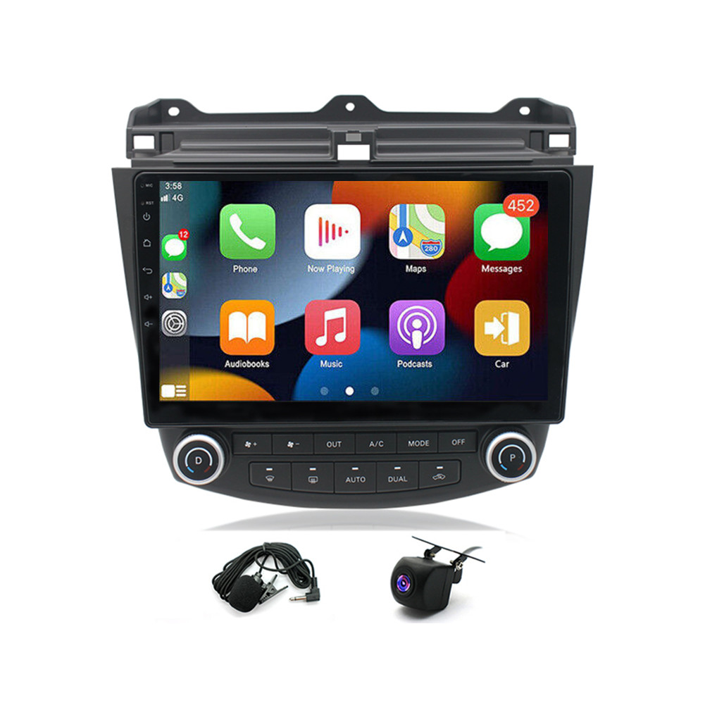 2+64G For Honda Accord 2003-07 with CarPlay Android Auto Stereo GPS Player +CAM