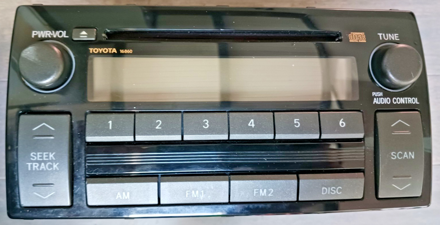 2005-06 TOYOTA CAMRY OEM AM/FM CD STEREO RECEIVER 86120-AA160 EXCELLENT!!!