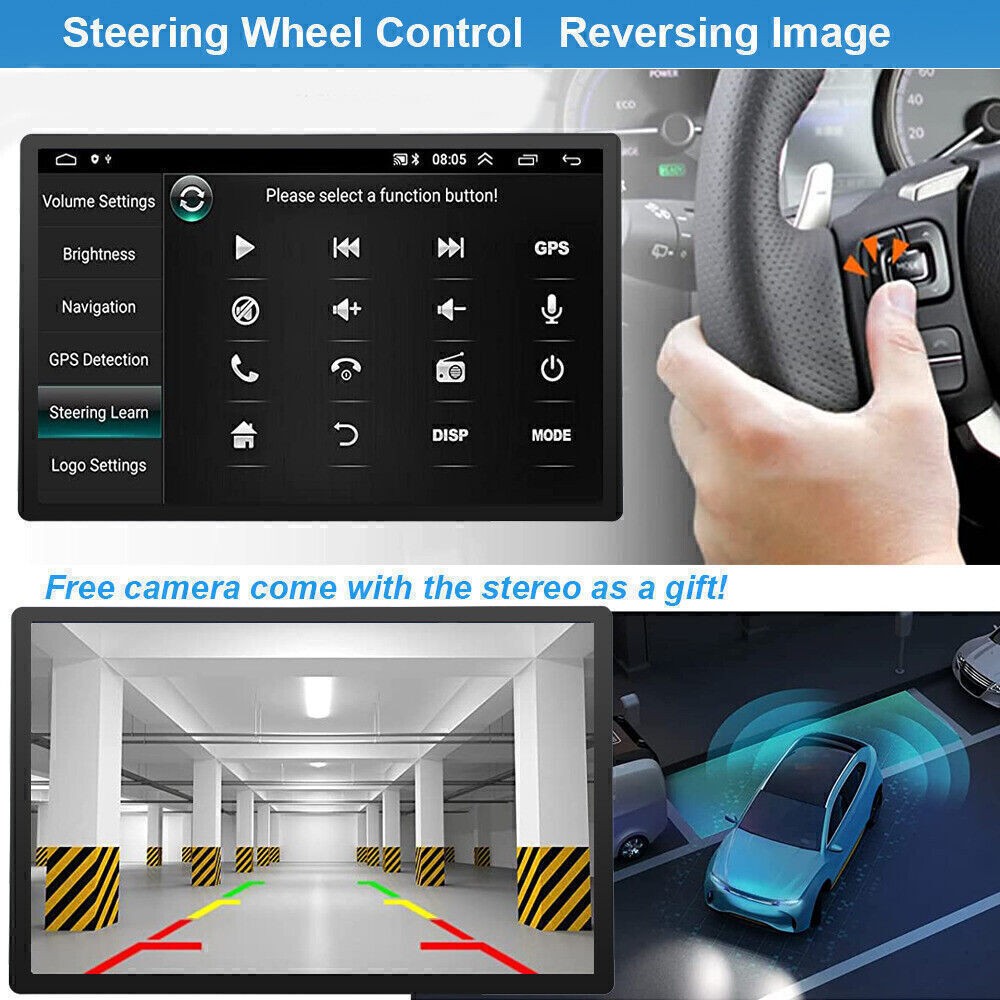 Wireless Carplay For Toyota Tacoma 2005-2015 Android 15 Car Navi Stereo Radio