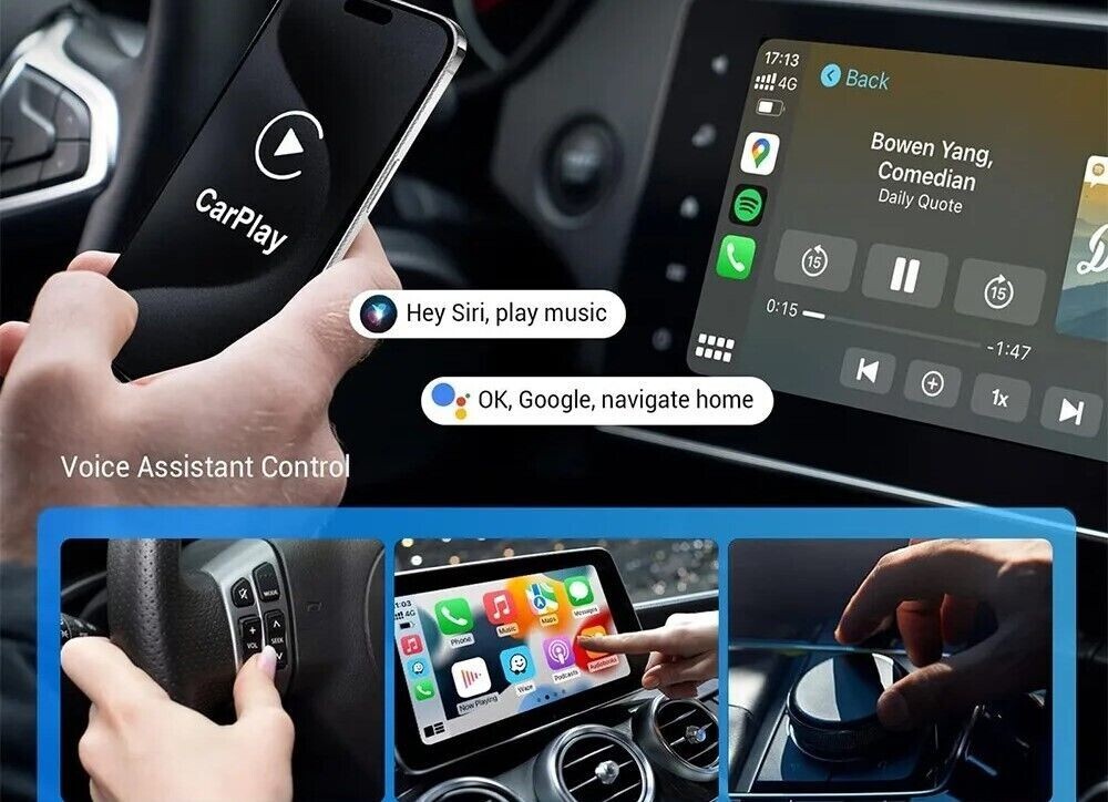 For Suzuki Apple Carplay Wireless Android CarPlay Adapter USB BT DongleBox New