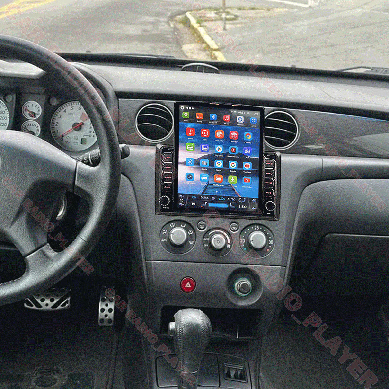 Android 15 CarPlay Stereo Radio GPS Navi BT For Mitsubishi Outlander 2003-2006