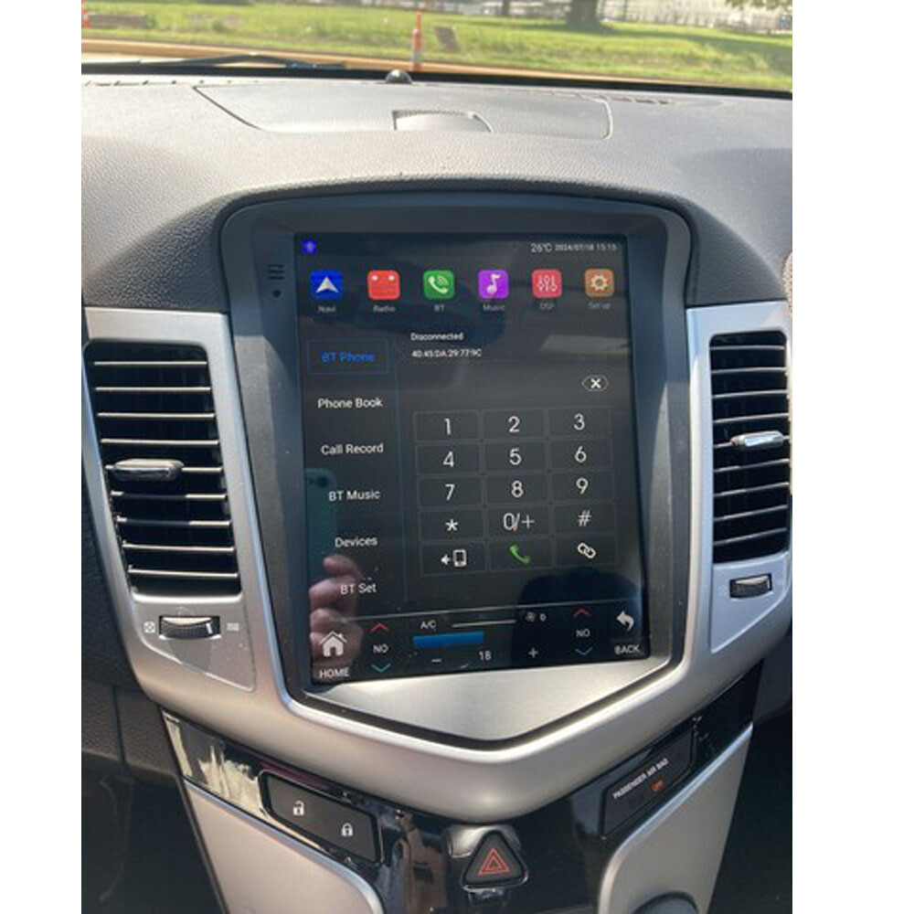 Car Apple Carplay Radio Android 12 GPS Stereo RDS SWC For Chevy Cruze 2011-2015