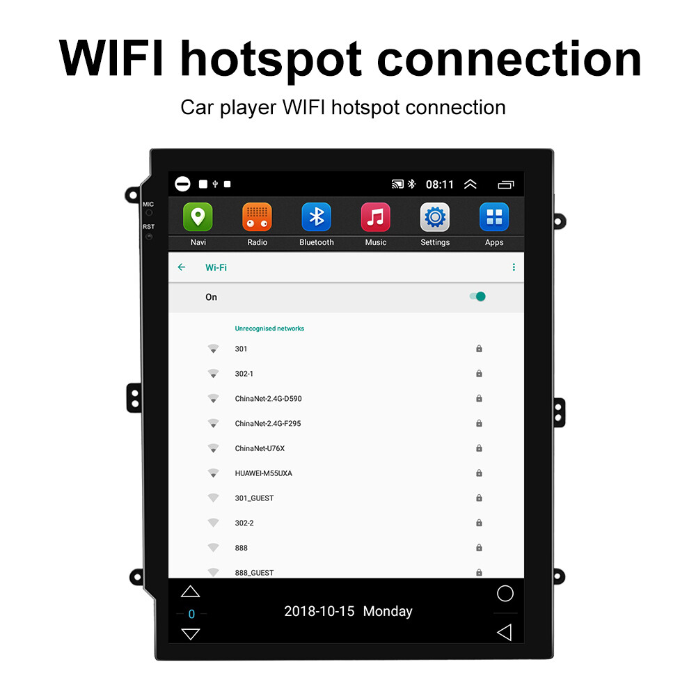 Android 13 For 2012-2018 Ford Focus GPS Navi Car Stereo Radio 9.7″ Touch Screen