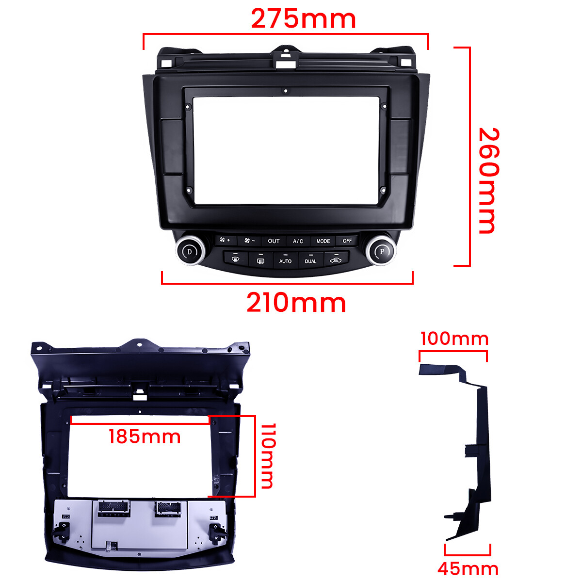 For Honda Accord 7 2003-2007 Apple CarPlay Auto Android 13 Car Radio Stereo Wifi