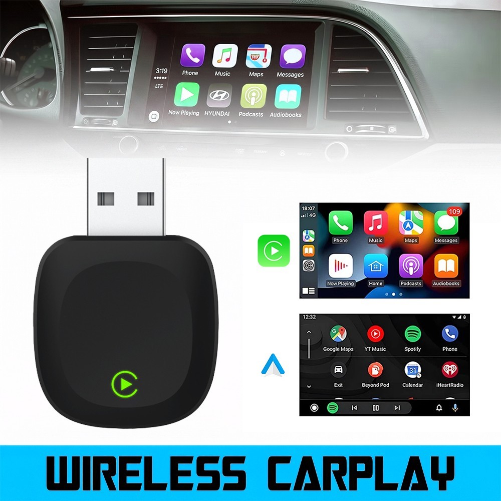 TrolinkTek Wireless CarPlay Adapter Plug&Play Fast Stable Connection for iPhone