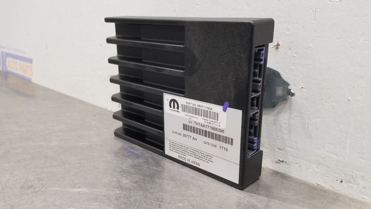 20 JEEP WRANGLER JL JLU RADIO AUDIO AMP AMPLIFIER LEFT HAND DRIVE 68471119AA